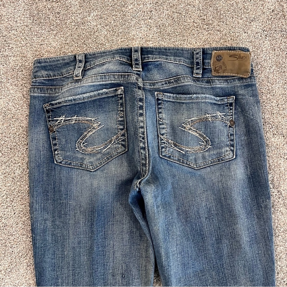 Silver Jeans Co Aiko Boot Cut Jean Pants Denim Blue Women’s Size W30 / L33 - Picture 13 of 16